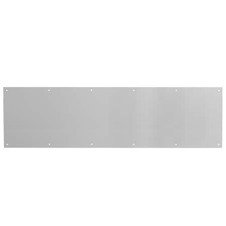 Prime-Line 10 x 34 in., Aluminum, Door Kick, Satin Finish Single Pack J 4620